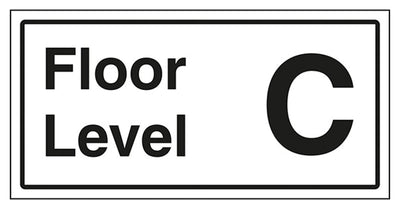 Floor Level C Sign