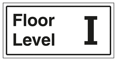 Floor Level I Sign
