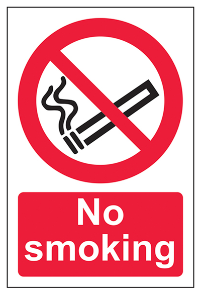 No Smoking Sign - Portrait