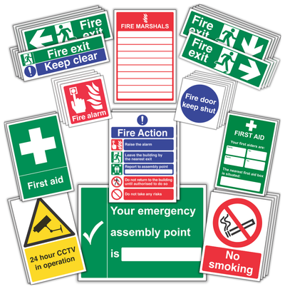 Office Safety Signs Starter Pack