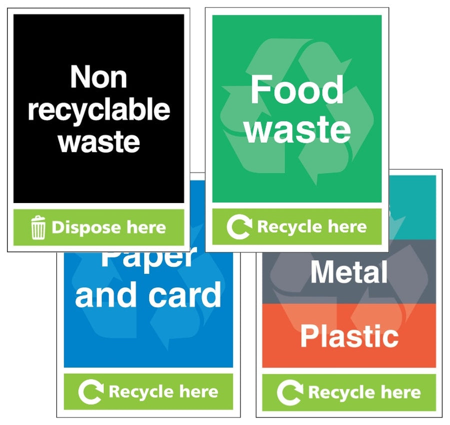 Simpler Recycling Recycle Here 4 Pack