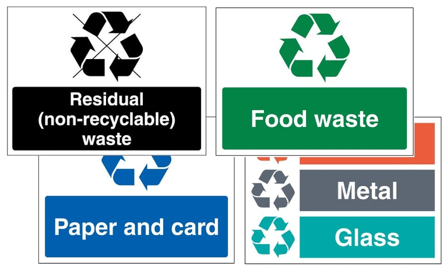 Simpler Recycling Recycling Symbol Landscape 4 Pack