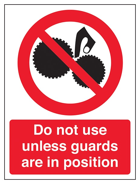 Do Not Use Unless Guards Are In Position