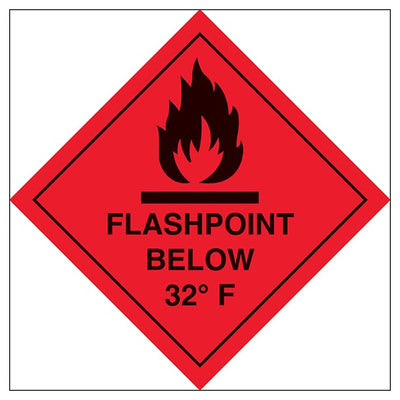 Flashpoint Below 32F