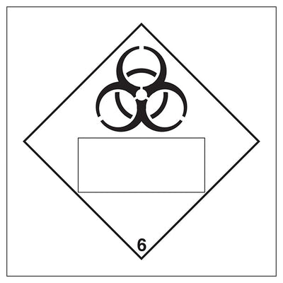 Bio Hazard 6 Un Substance Numbering Hazard Label