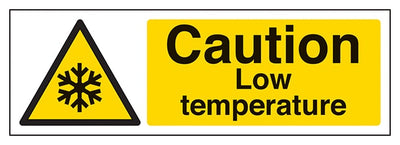 Caution Low Temperature Landscape