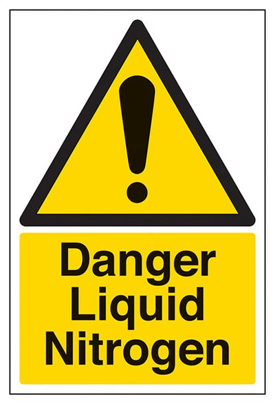 Danger Liquid Nitrogen Portrait