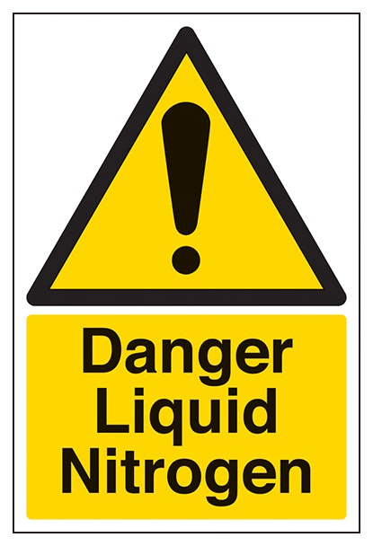 Danger Liquid Nitrogen Portrait