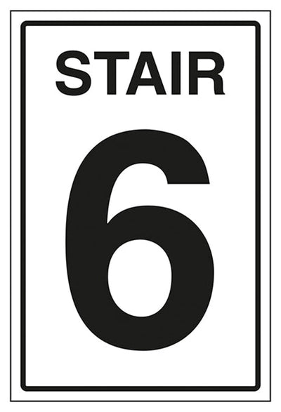 Stair 6 Sign