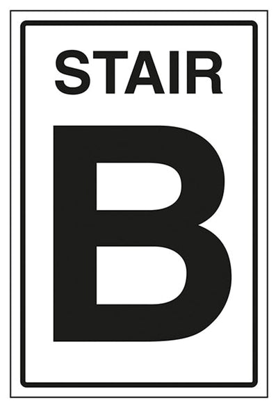 Stair B Sign
