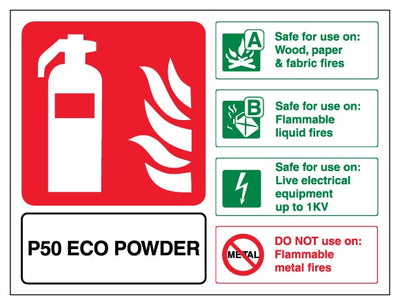 P50 Eco Powder Extinguisher Landscape
