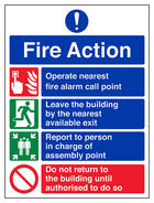 4 Point Fire Action Notice