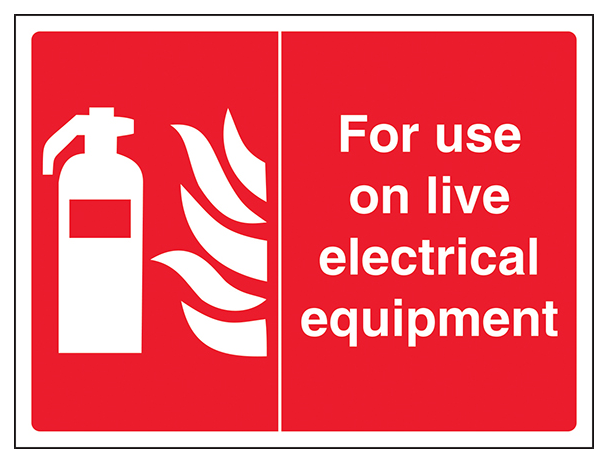 For Use On Live Electrical Equipment Landscape