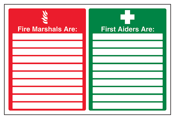 Fire Marshals First Aiders Landscape