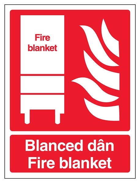 Welsh English Fire Blanket