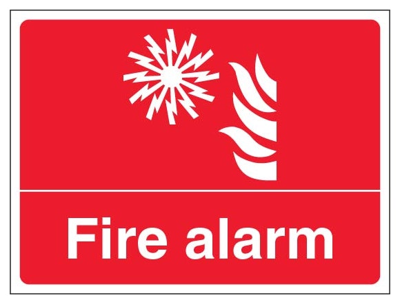 Fire Alarm With Symbol Landscape