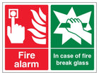 Fire Alarm Break Glass - Landscape