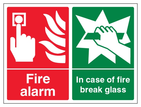 Fire Alarm Break Glass Landscape