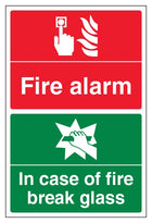 Fire Alarm Break Glass - Portrait