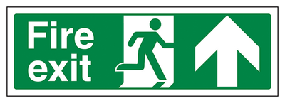 Fire Exit Arrow Up