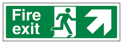 Fire Exit Arrow Up Right