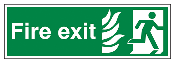 Nhs Fire Exit Man Right