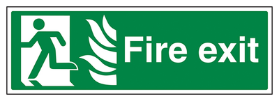 Nhs Fire Exit Man Left