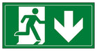 Fire Exit Man Running Down
