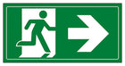 Fire Exit Man Running Right