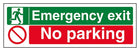 Emergency Exit / No Parking