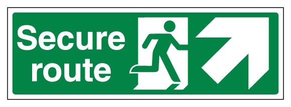Secure Route Arrow Up Right