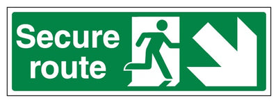 Secure Route Arrow Down Right