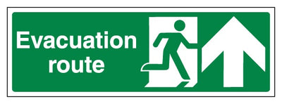 Evacuation Route Arrow Up