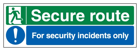 Secure Route Left Security Incidents Only
