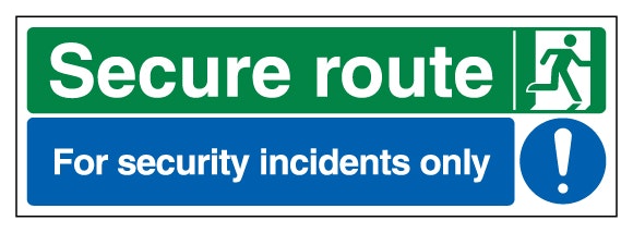 Secure Route Right Security Incidents Only