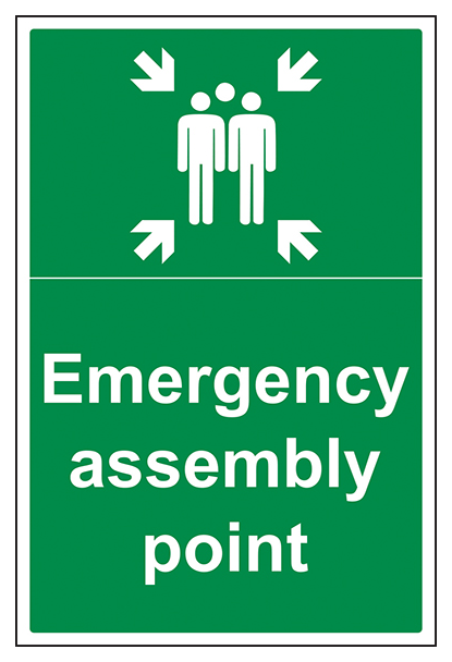 Emergency Assembly Point With Family Portrait