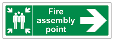 Fire Assembly Point Arrow Right