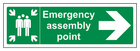 Emergency Assembly Point Arrow Right