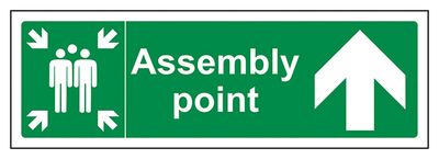 Assembly Point Arrow Up