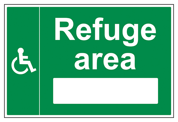 Refuge Area With Blank Large Landscape