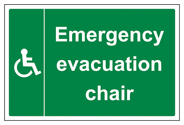 Emergency Evacuation Chair Large Landscape