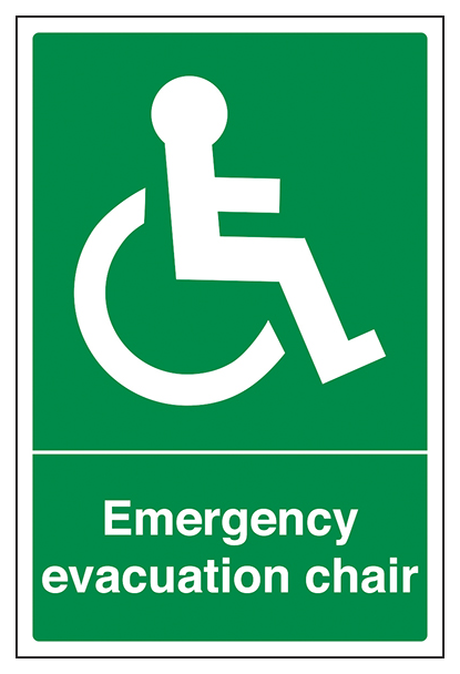 Emergency Evacuation Chair Portrait