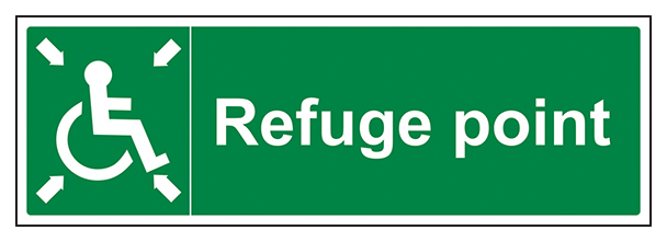 Refuge Point With Arrows Landscape