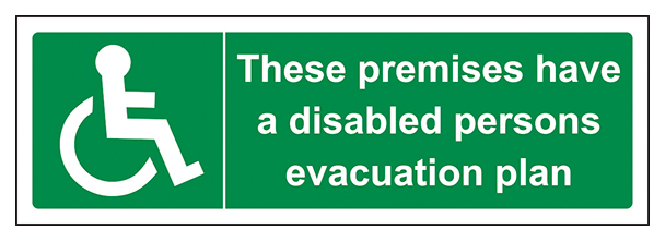 These Premises Have A Disabled Plan Landscape
