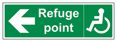 Refuge Point Arrow Left Landscape