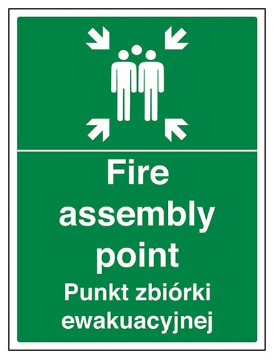 English Polish Fire Assembly Point