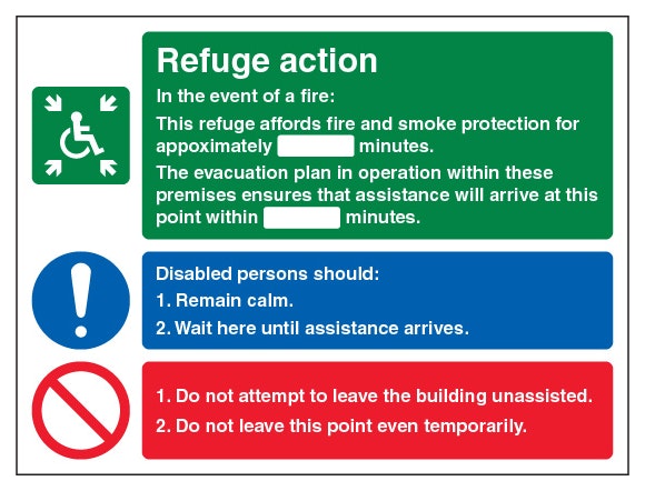 Refuge Action Fire Evacuation Landscape