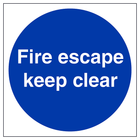 Fire Escape Keep Clear