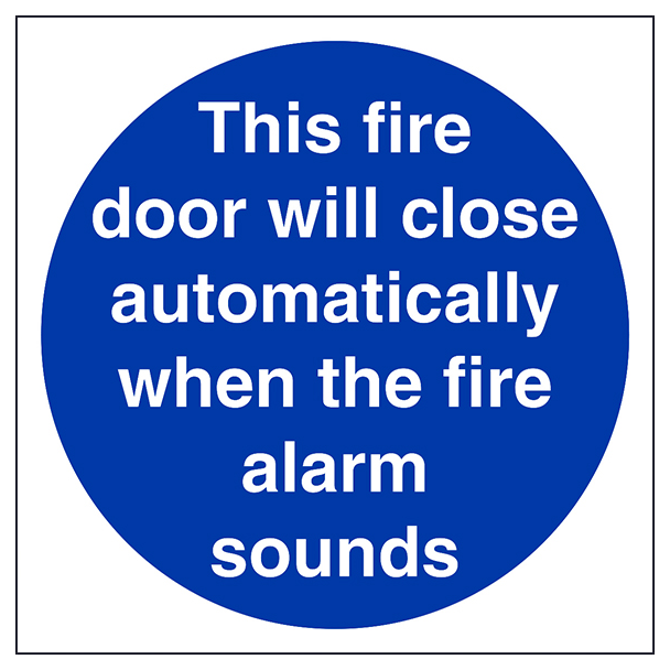 This Fire Door Will Close Automatically