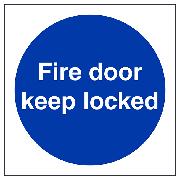 Fire Door Keep Locked